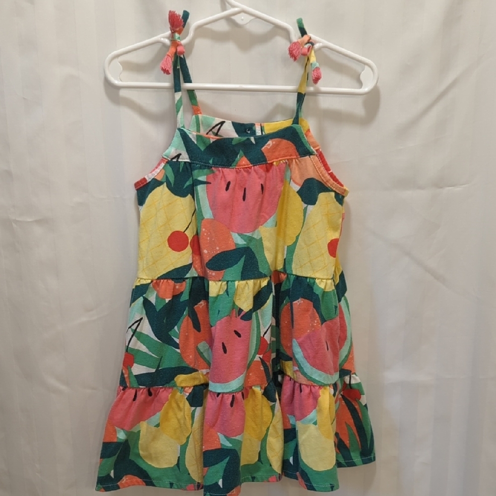 The Children's Place Tropical Print Tiered Dress